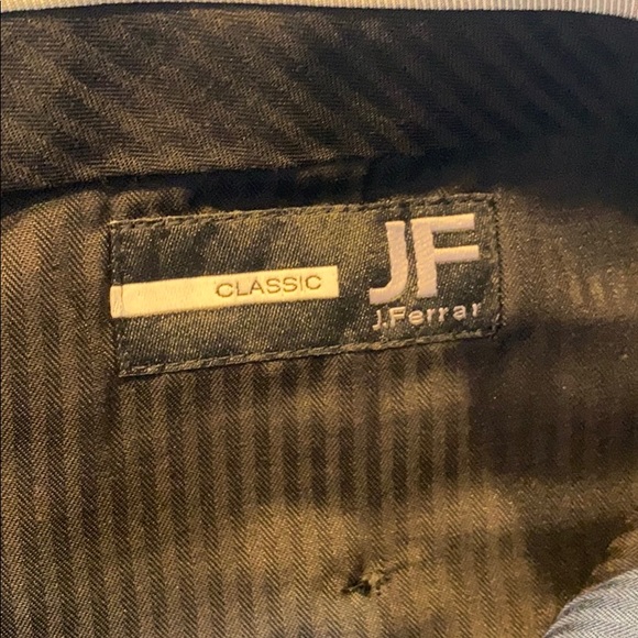 NWT J. FERRAR CLASSIC FLAT FRONT PANTS SIZE 32X34 IN DARK BLUE TEXTURE - Picture 5 of 7